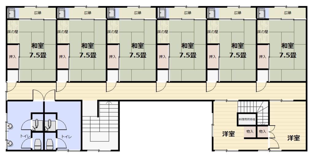 Main building 2F
