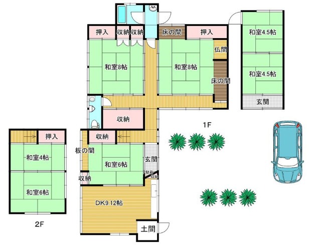 Main House 1F and 2F